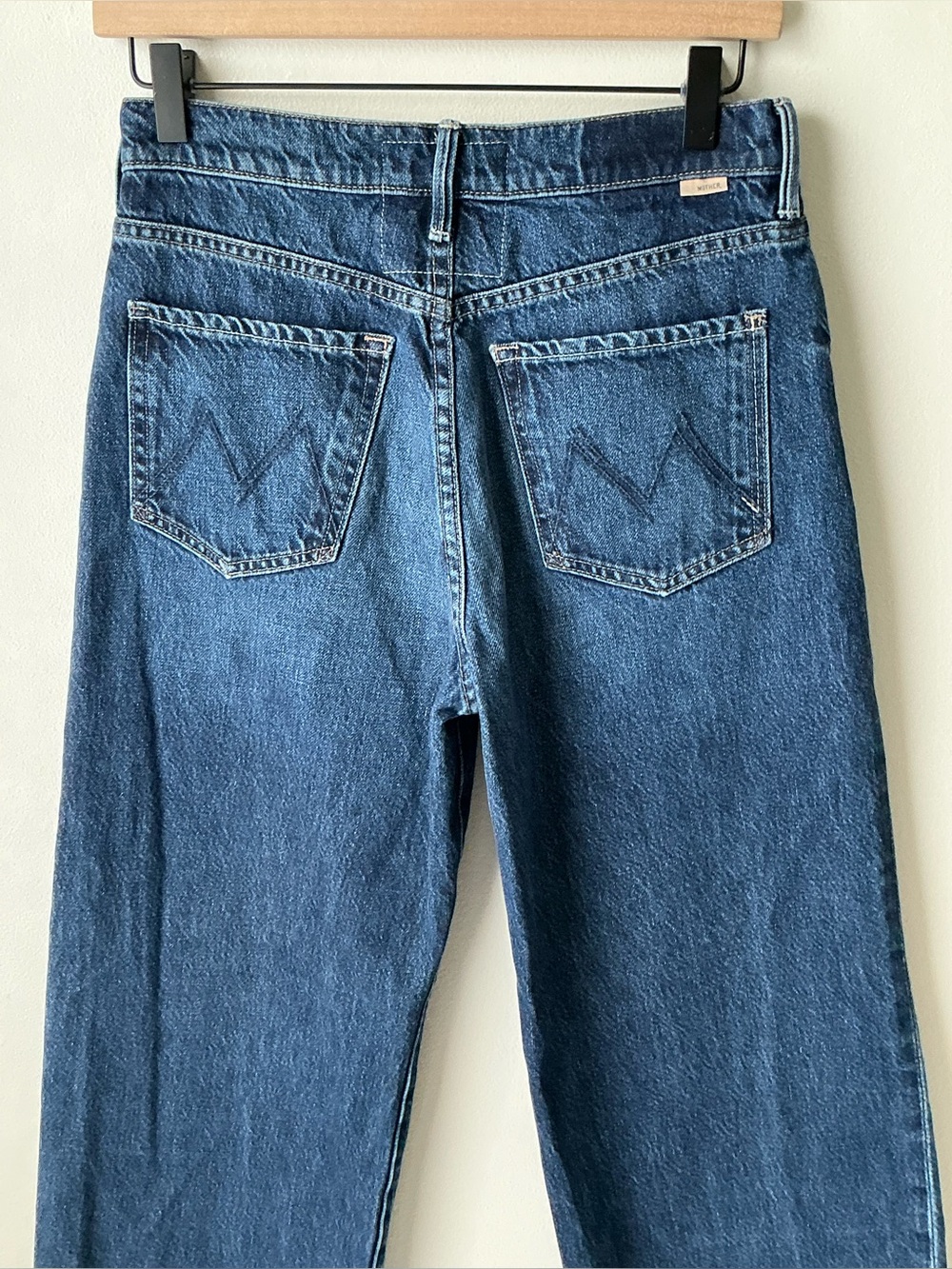 MOTHER SUPERIOR Jeans Lil’ Mother Lil’ Spitfire Nerdy Blue Size 24 - Picture 6 of 16